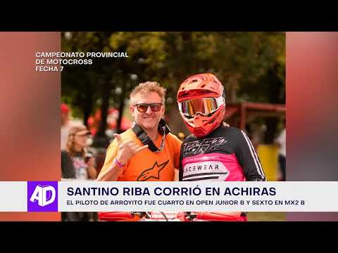 Motocross Cordobés: Santino Riba corrió en Achiras por la fecha 7