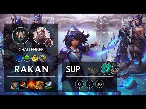 Rakan Support vs Thresh - EUW Challenger Patch 10.7