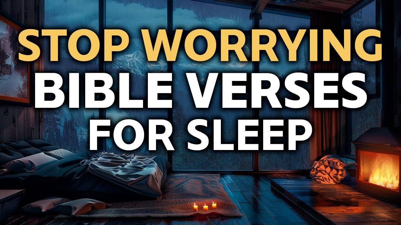 Don't Worry - God Will Get You Through This | Psalms for Sleep with Rain Sounds