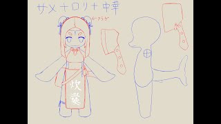 サメろりちゃん制作