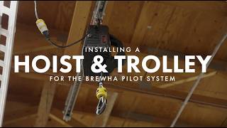 Installing a small inexpensive overhead hoist and trolley