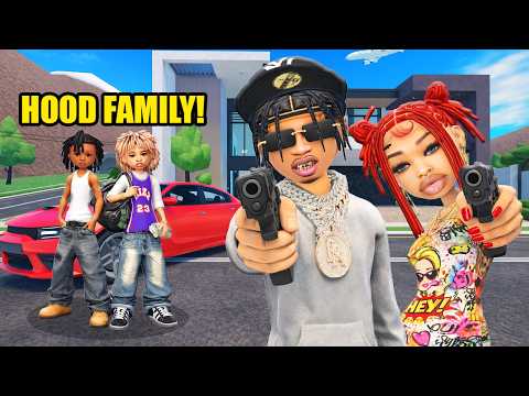 I Made A REALISTIC HOOD FAMILY With My GIRLFRIEND In LIFETOGETHER RP.. We Had BAD KIDS!!