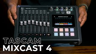 Video thumbnail for TASCAM Mixcast 4: An All-in-One Podcasting Station! | First Look by B&H Photo Video Pro Audio