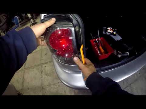 Lexus RX  300   How to replace rear tai light
