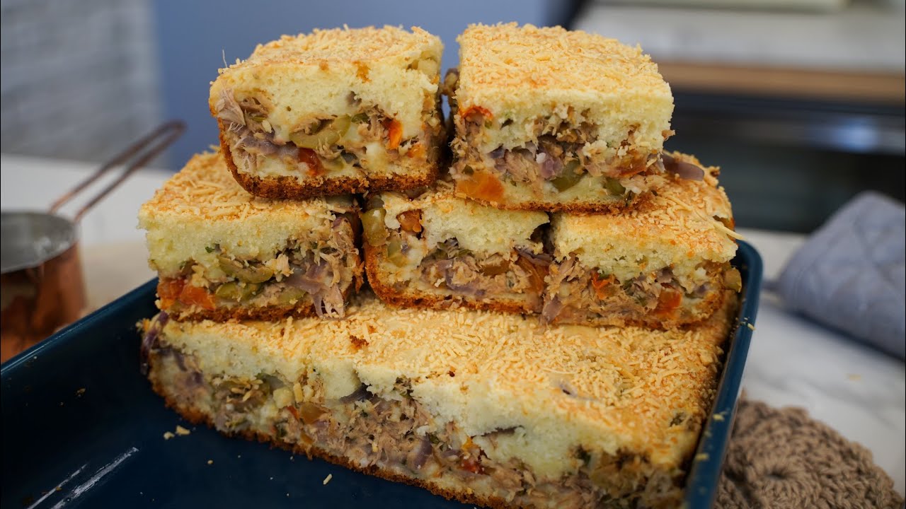 TUNA PIE IN A BLENDER | THE BEST RECIPE YOU'LL EVER SEE | FLUFFY DOUGH