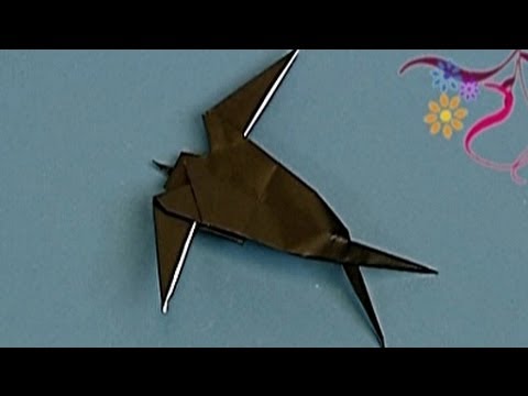 How to make a Paper Swallow (Tutorial) - Paper Friends 35 | Origami for Kids