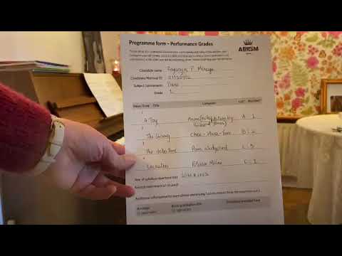 ABRSM grade 1 PIANO mock exam