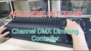 Video thumbnail for ADJ Products SCENE-SETTER 48, Channel DMX Dimming Controller : Overview. by Audio Video Simple Learning