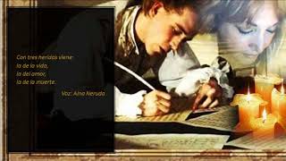 LLEGÓ CON TRES HERIDAS, LA DE LA VIDA, AMOR Y MUERTE, Miguel Hernández Voz: Aína Neruda