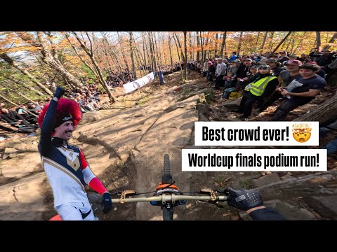 Downhill Mont Saint Anne 2025 / 3rd place run / Andi Kolb