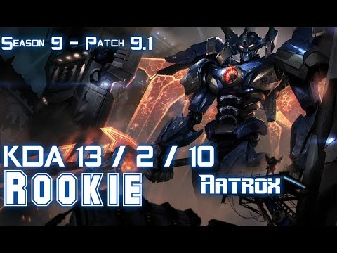 Rookie AATROX vs LEBLANC Mid - Patch 9.1 KR Ranked