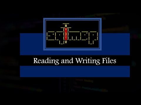 Reading and writing files from the file system