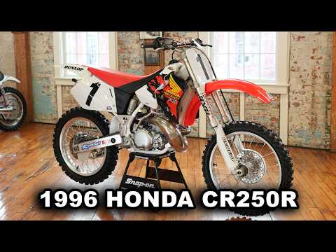 STUNNING 1996 HONDA CR250R RESTORED BY KAPLAN CYCLES
