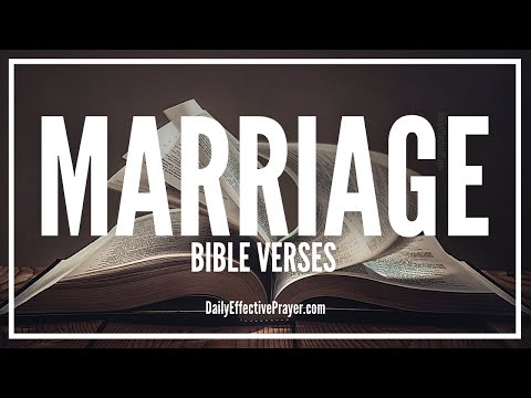 Bible Verses On Marriage | Scriptures For Married Couples (Audio Bible) Video