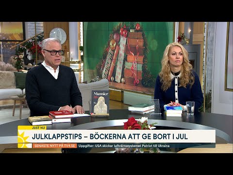 Julklappstips – böckerna att ge bort i jul | Nyhetsmorgon | TV4 & TV4 Play