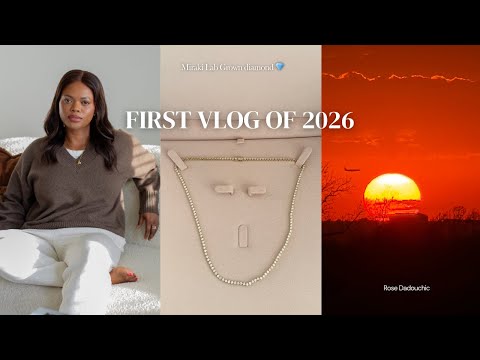FIRST VLOG OF 2026, Miraki Lab Grown Diamonds 💎 necklace | DadouChic