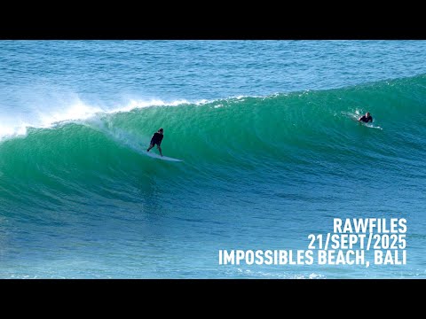 This is the Level of Surfing now in BALI - Overhead Swell at Impossibles - RAWFILES -21/SEPT/2025 4K