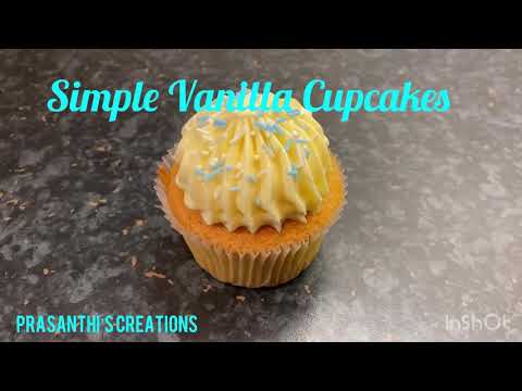 Simple vanilla cupcakes