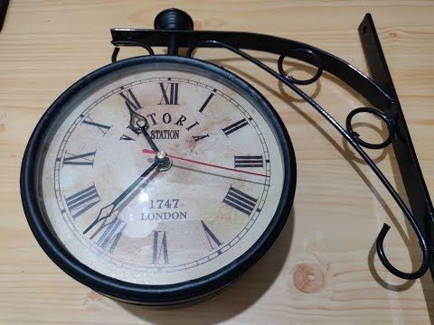 Victoria wall clock unboxing