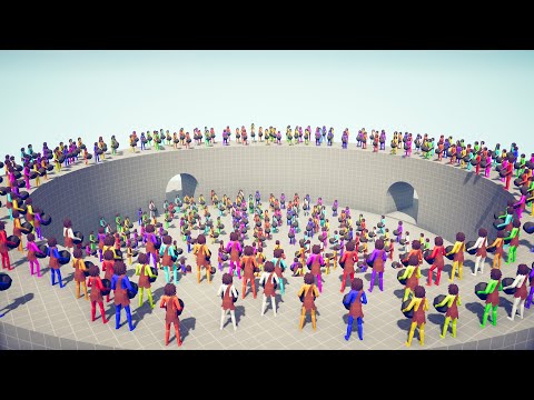 ALL RANGED UNITS BATTLE ROYALE - Totally Accurate Battle Simulator TABS