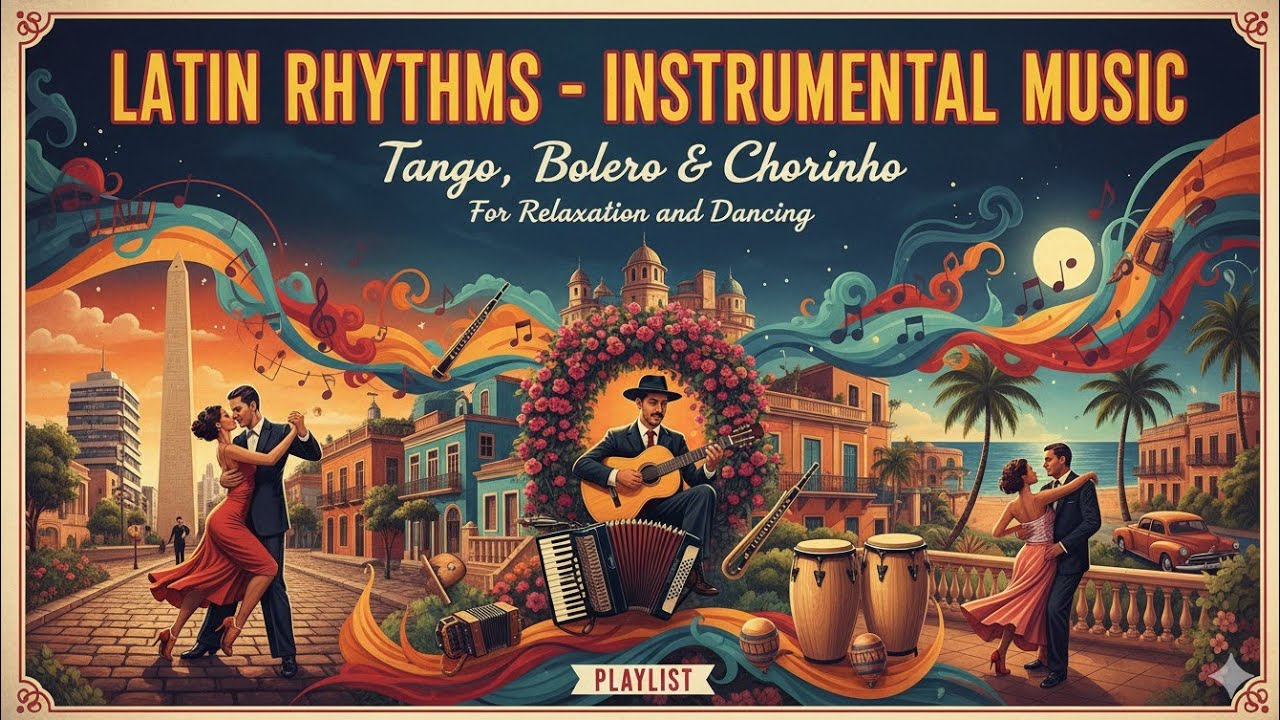 "Latin Instrumental Playlist: Tango, Bolero and Chorinho for Relaxation and Dancing"