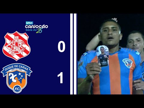 CARIOCÃO LOTERJ SÉRIE A2 (2025) - TAÇA SANTOS DUMONT - 3ª RODADA - BANGU 0X1 DUQUE DE CAXIAS