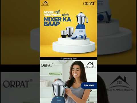 Orpat_Kitchen_Platinum_Mixer_Grinder 1200 W Blue MIXER KA BAAP.Brand:Orpat all detail discussion box
