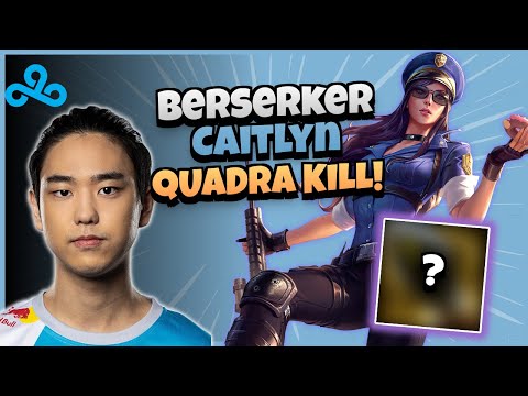 C9 Berserker Caitlyn vs Ashe | 14.20