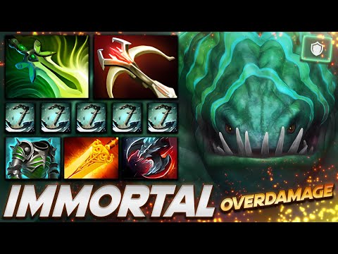 Tidehunter Immortal Overdamage Sea Monster - Dota 2 Pro Gameplay [Watch & Learn]