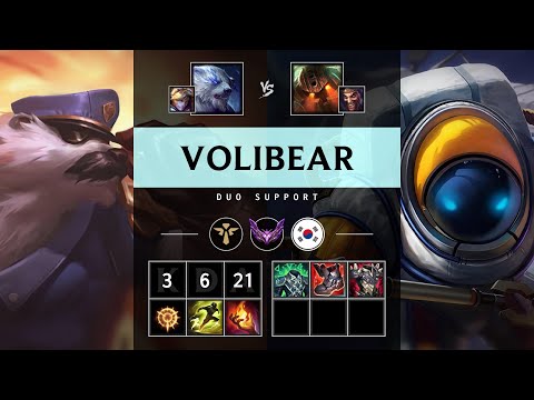 Volibear Support vs Nautilus - KR Master Patch 25.13