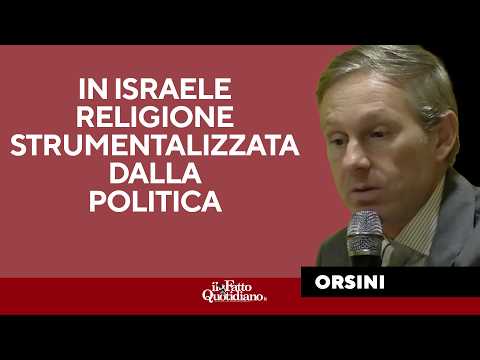 Gomez with Orsini and Petrini: "Religion is increasingly being exploited by politics."