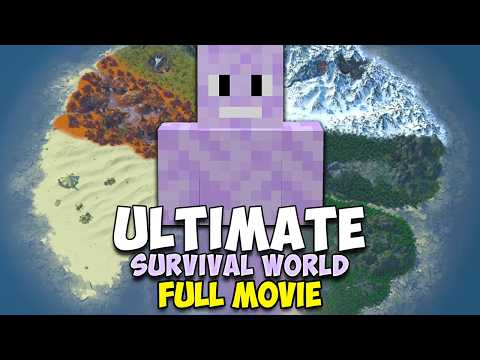 I Survived 100 Days in the Ultimate Survival World in Minecraft [FULL MOVIE]
