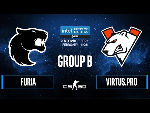 CS:GO - FURIA vs. Virtus.pro [Overpass] Map 1 - IEM Katowice 2021 - Group B