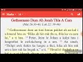 Marka 14 32 42 Gethsemane Dum Ah Jesuh Thla A Cam