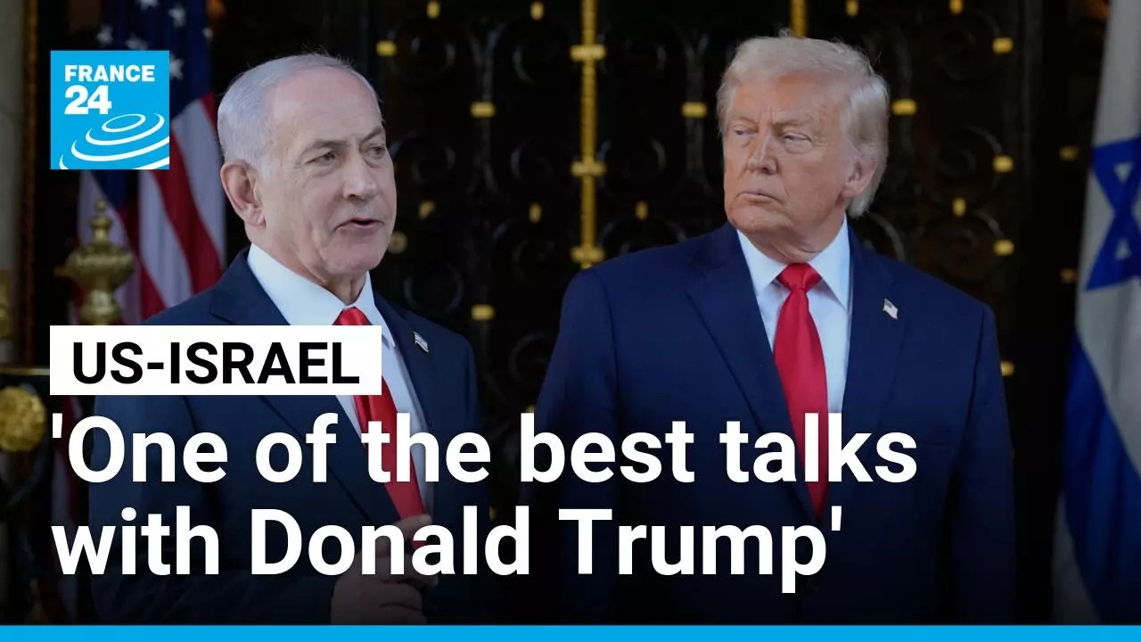 Netanyahu praises 'excellent' meeting with Trump in first since Iran war • FRANCE 24 English