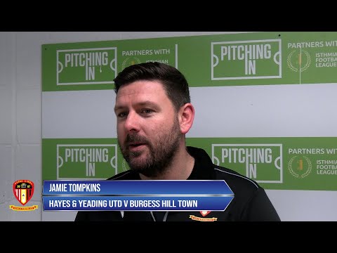 Hayes & Yeading Utd 0-0 Burgess Hill Town (7-8 on pens) | Jamie Tompkins interview | 16th Dec 2025