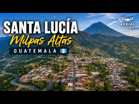 Santa Lucía Milpas Altas, Guatemala 🇬🇹 | Scenic Drone Flight Above the Highlands