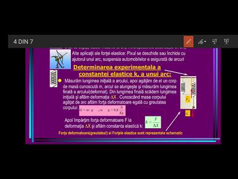 Fizică :Forța elastică Fe. Clasa a VI-a