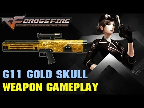 Crossfire : G11 Gold Skull in Zombie V4
