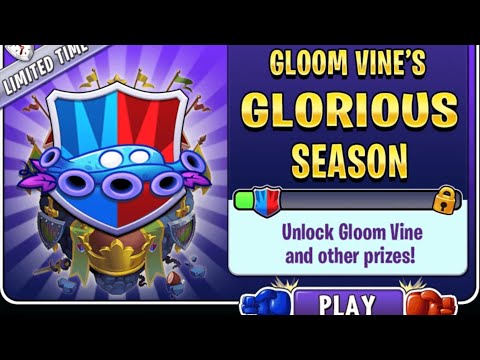 Plants Vs zombies 2 Arena Week 156 8.1 million Gloom Vine 25 Season