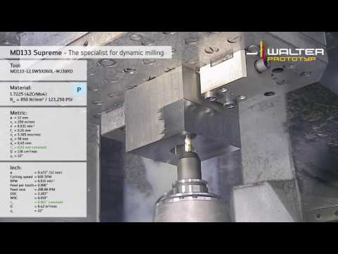 MD133 Supreme solid carbide milling cutter family - designed for Dynamic milling