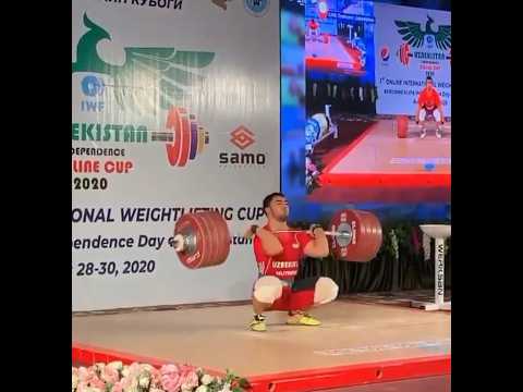 Akbar Djuraev (109) 226 kg clean and jerk