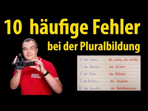 10 common mistakes in plural formation from school | Lehrerschmidt