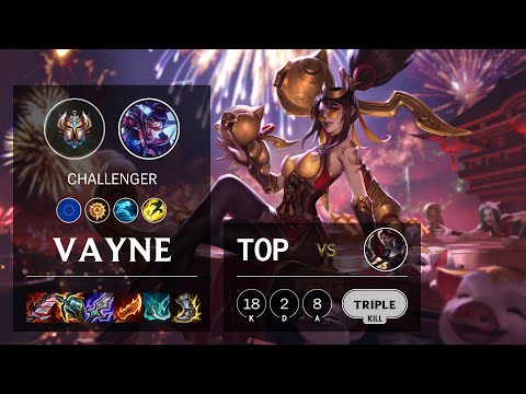 Vayne Top vs Darius - EUW Challenger Patch 10.25