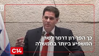 פרישת רון דרמר: כך הפך העולה מאמריקה - לשר המשפיע ביותר בממשלה | החדשות (חדשות ערוץ 14) - התמונה מוצגת ישירות מתוך אתר האינטרנט יוטיוב. זכויות היוצרים בתמונה שייכות ליוצרה. קישור קרדיט למקור התוכן נמצא בתוך דף הסרטון