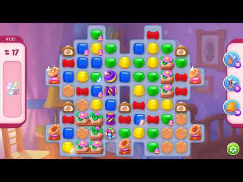 Homescapes Level 4135 夢幻家園 第4135關