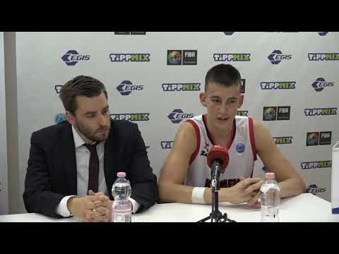 Sajtótájékoztató az Egis Körmend - Bakken Bears  (80-86) FIBA EC mérkőzés után