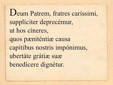 Feria IV Cinerum - Invitatio