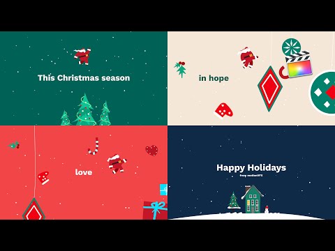 Modern Christmas Modular Template for Apple Motion & FCPX - MotionVFX