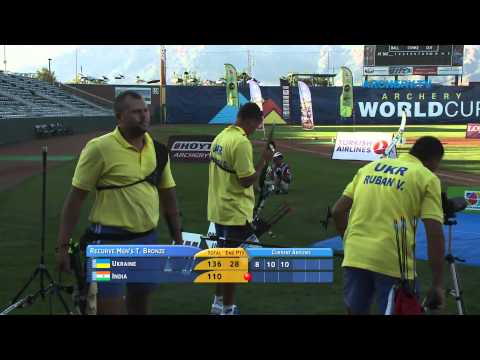 Ukraine v India – recurve men's team bronze | Ogden 2011 Archery World Cup stage 3